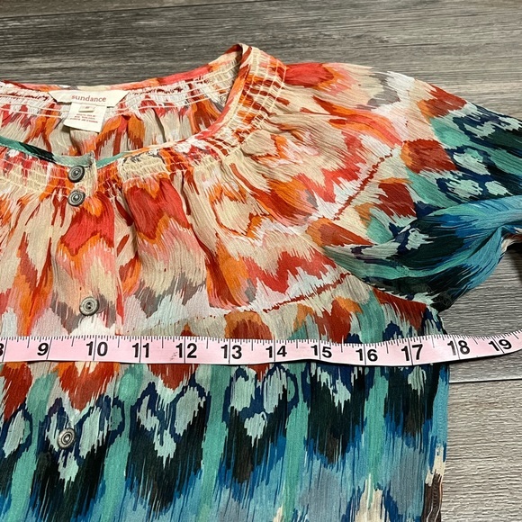 Sundance 100%‎ Silk Blouse- Small - Picture 6 of 8